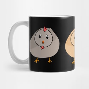 3 cute chickens Mug